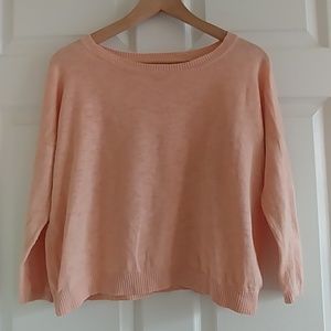 Peachy 3/4 Sleeve Crop Top